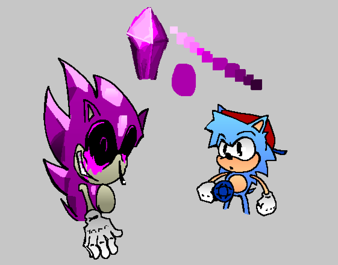 Unfinished art for a youtube video for a scrapped song